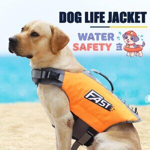 Dog Life Jacket - New Original Packaging - Green or Orange